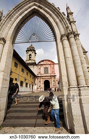 Chuch next to Zocalo. Uruapan. Michoacan State. Mexico. View Large Photo Image Stock Image - Chuch next to Zocalo. Uruapan. Michoacan State. Mexico.. Fotosearch