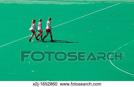 Chula Vista, California - Three female athletes leave the field hockey training facility at the U S Olympic Training Center View Large Photo Image Stock Image - Chula Vista, California - Three female athletes leave the field hockey training facility at the U S Olympic Training Center. Fotosearch