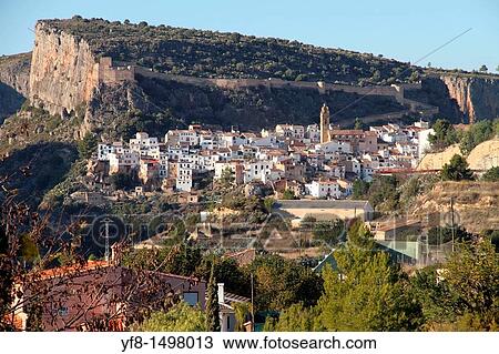Chulilla village Valencia province Spain View Large Photo Image Stock Image - Chulilla village Valencia province Spain. Fotosearch