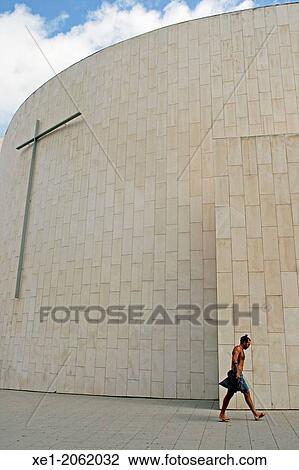 Church, Abraham Center, 1992, arch. Benedito and Mateos, Barcelona, Catalonia, Spain View Large Photo Image Stock Image - Church, Abraham Center, 1992, arch. Benedito and Mateos, Barcelona, Catalonia, Spain. Fotosearch