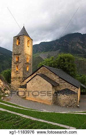 Stock Photograph - CHURCH BOI, LLEIDA, CATALONIA, SPAIN. Fotosearch