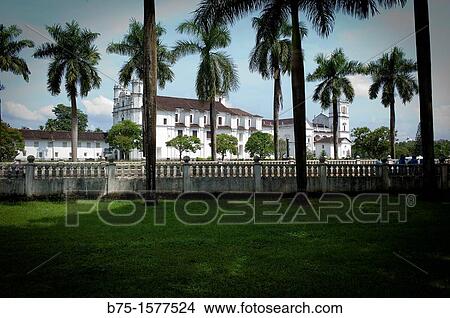 Church, Goa, India, Asia, Old Goa View Large Photo Image Picture - Church, Goa, India, Asia, Old Goa. Fotosearch