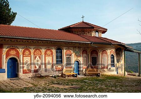 Stock Photograph - Church in the Preobrajenski orthodox monastery ( Bulgaria).. Fotosearch