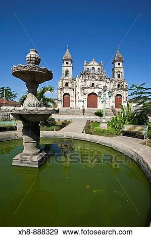 Stock Photo - Church of Guadalupe, Granada, Nicaragua. Fotosearch