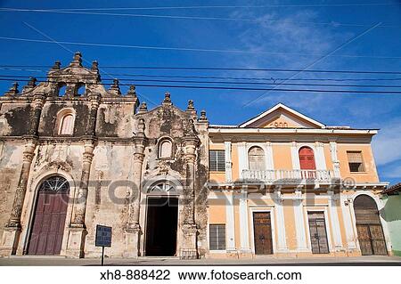 Stock Image - Church of La Merced, Granada, Nicaragua. Fotosearch