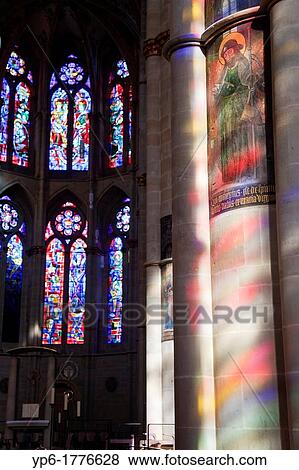 Church of Our Lady with stained glass, World Heritage Site, Trier, Rhineland-Palatinate, Germany View Large Photo Image Stock Photo - Church of Our Lady with stained glass, World Heritage Site, Trier, Rhineland-Palatinate, Germany. Fotosearch