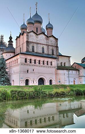 Church of Resurrection 1670, Rostov, Yaroslavl region, Russia View Large Photo Image Stock Photo - Church of Resurrection 1670, Rostov, Yaroslavl region, Russia. Fotosearch