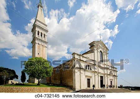 Church of S. Eufemia, Rovinj. Istrian peninsula, Croatia View Large Photo Image Stock Photography - Church of S. Eufemia, Rovinj. Istrian peninsula, Croatia. Fotosearch