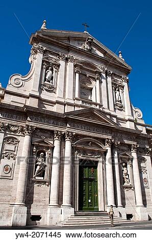 Church of Saint Susanna on Quirinal Hill, designed by Carlo Maderno, Rome Italy. View Large Photo Image Stock Photography - Church of Saint Susanna on Quirinal Hill, designed by Carlo Maderno, Rome Italy.. Fotosearch