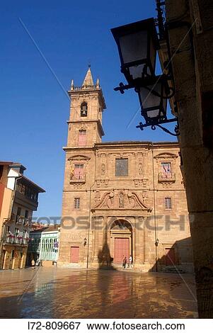 Church of San Isidoro el Real, Oviedo. Asturias, Spain View Large Photo Image Stock Photo - Church of San Isidoro el Real, Oviedo. Asturias, Spain. Fotosearch