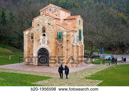 Church of San Miguel de Lillo, Oviedo, Asturias, Spain. View Large Photo Image Stock Photo - Church of San Miguel de Lillo, Oviedo, Asturias, Spain.. Fotosearch