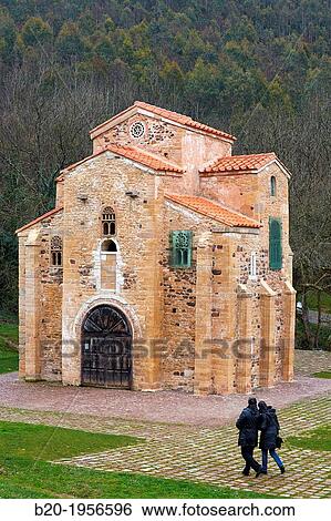 Church of San Miguel de Lillo, Oviedo, Asturias, Spain. View Large Photo Image Stock Photograph - Church of San Miguel de Lillo, Oviedo, Asturias, Spain.. Fotosearch