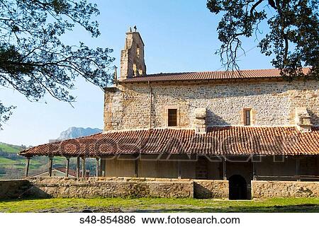 Church of San Miguel. (XVII century) in the District of Ahedo, Valle de Carranza, Biscay, Basque Country, Spain. View Large Photo Image Stock Photograph - Church of San Miguel. (XVII century) in the District of Ahedo, Valle de Carranza, Biscay, Basque Country, Spain.. Fotosearch