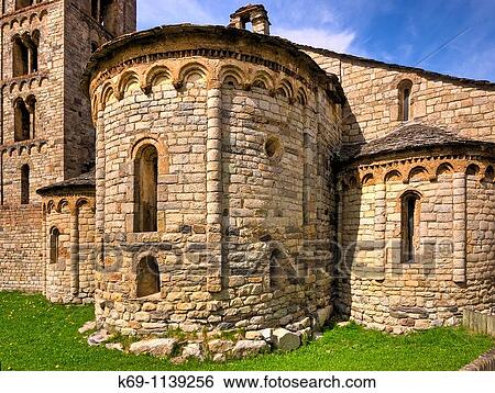 Church of Sant Climent de Ta? ll, Vall de Boi, Lleida province, Catalonia, Spain View Large Photo Image Stock Photograph - Church of Sant Climent de Ta? ll, Vall de Boi, Lleida province, Catalonia, Spain. Fotosearch
