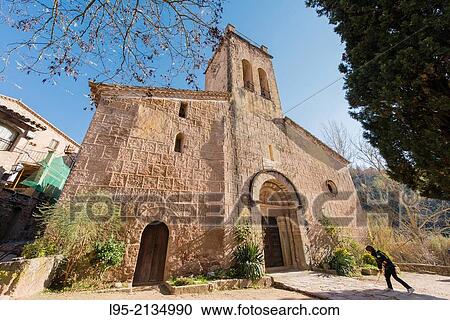 Church of Sant Mart?, Mura, Spain. View Large Photo Image Stock Image - Church of Sant Mart?, Mura, Spain.. Fotosearch