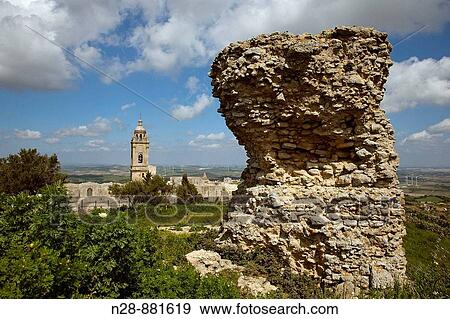 Church of Santa Maria and ruins of castle, Medina-Sidonia, Cadiz province, Andalusia, Spain View Large Photo Image Stock Photo - Church of Santa Maria and ruins of castle, Medina-Sidonia, Cadiz province, Andalusia, Spain. Fotosearch