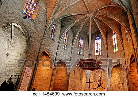 Church of Santa Maria, Gothic, Santa Coloma de Queralt, Catalonia, Spain View Large Photo Image Stock Photo - Church of Santa Maria, Gothic, Santa Coloma de Queralt, Catalonia, Spain. Fotosearch