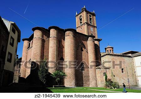 Church of Santa Maria la Real XV-XVI centuries. Najera, La Rioja, Spain View Large Photo Image Stock Photo - Church of Santa Maria la Real XV-XVI centuries. Najera, La Rioja, Spain. Fotosearch