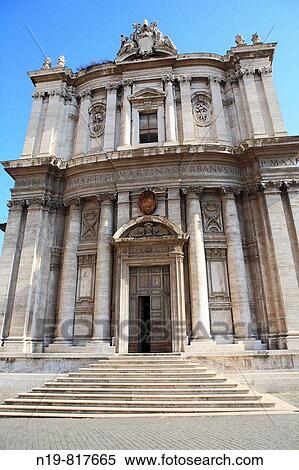 Church of Santi Luca e Martina (1630), Rome, Italy View Large Photo Image Stock Photography - Church of Santi Luca e Martina (1630), Rome, Italy. Fotosearch