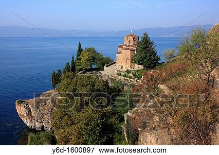 Church of St John at Kaneo, Ohrid, Macedonia View Large Photo Image Stock Photo - Church of St John at Kaneo, Ohrid, Macedonia. Fotosearch