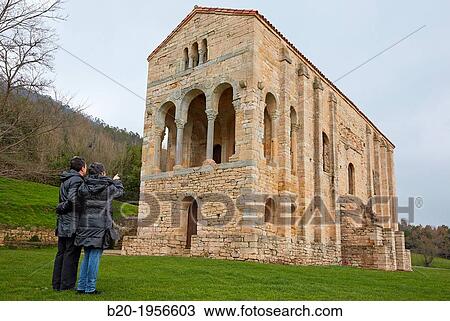 Church of St Mary at Mount Naranco, Oviedo, Asturias, Spain. View Large Photo Image Stock Image - Church of St Mary at Mount Naranco, Oviedo, Asturias, Spain.. Fotosearch