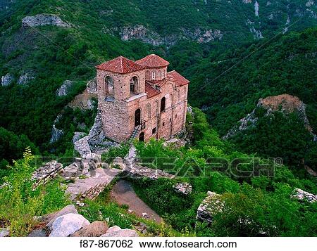 Church of St Mary of Petrich, Assen fortress, Asenovgrad, Bulgaria, Europe View Large Photo Image Stock Image - Church of St Mary of Petrich, Assen fortress, Asenovgrad, Bulgaria, Europe. Fotosearch