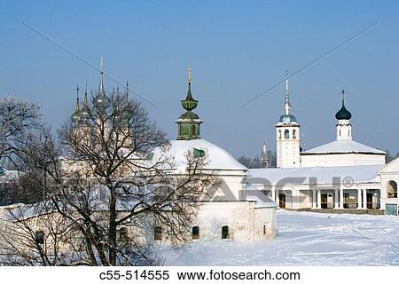 Church of St. Parasceva Pyatnitsa, 1772, Church of the Entry into Jerusalem, 1707. Suzdal. Golden Ring, Russia View Large Photo Image Stock Photography - Church of St. Parasceva Pyatnitsa, 1772, Church of the Entry into Jerusalem, 1707. Suzdal. Golden Ring, Russia. Fotosearch