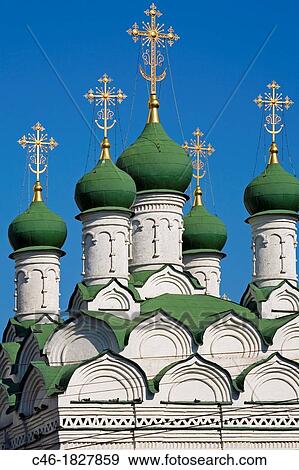 Church of St. Simeon Stylites, Moscow, Russia View Large Photo Image Stock Photo - Church of St. Simeon Stylites, Moscow, Russia. Fotosearch