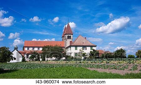 Church of Sts Peter and Paul, Reichenau Island, Germany View Large Photo Image Picture - Church of Sts Peter and Paul, Reichenau Island, Germany. Fotosearch