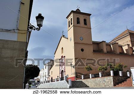 Stock Photo - Church of the Annunciation XVI century. Ug? jar, Las Alpujarras, Almeria, Spain. Fotosearch