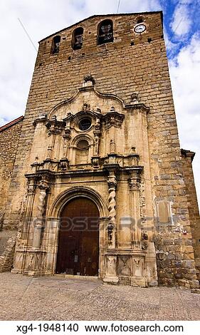 Church of the Assumption, Baroque - Portell de Morella - Els Ports - Castell? n Province - Comunidad Valenciana - Spain - Europe. View Large Photo Image Stock Image - Church of the Assumption, Baroque - Portell de Morella - Els Ports - Castell? n Province - Comunidad Valenciana - Spain - Europe.. Fotosearch