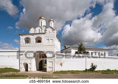 Church over the Gate (1515), Convent of the Intercession founded in 1364, Suzdal. Golden Ring, Russia View Large Photo Image Picture - Church over the Gate (1515), Convent of the Intercession founded in 1364, Suzdal. Golden Ring, Russia. Fotosearch