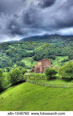 Church Santa Cristina de Lena 9th century, Asturias, Spain View Large Photo Image Stock Image - Church Santa Cristina de Lena 9th century, Asturias, Spain. Fotosearch