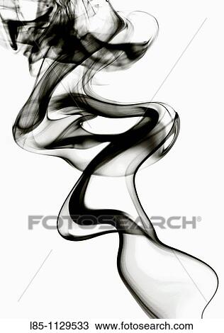 Stock Image - Cigarette smoke. Fotosearch