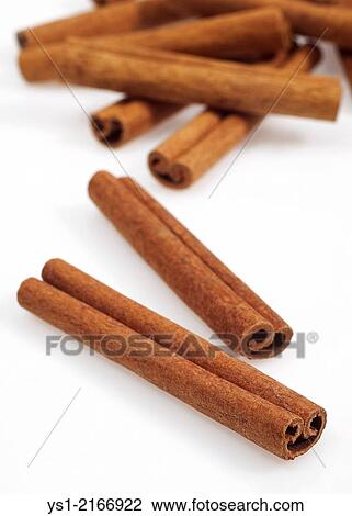 Stock Image - Cinnamon Bark, cinnamomum zeylanicum.. Fotosearch