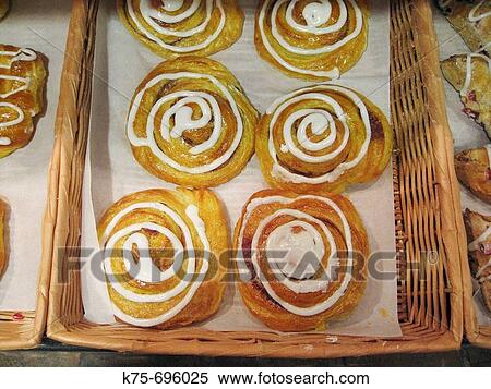 Cinnamon buns View Large Photo Image Stock Photography - Cinnamon buns. Fotosearch