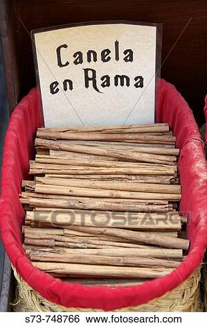 Stock Photograph - Cinnamon sticks. Fotosearch