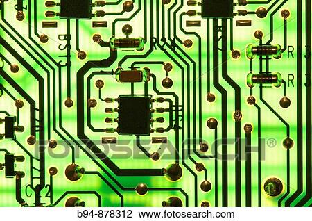 Stock Image - Circuit board. Fotosearch