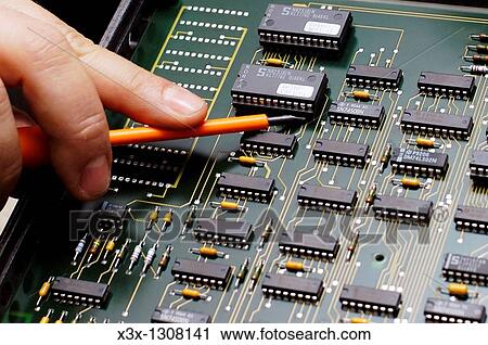 Stock Image - Circuit board.. Fotosearch