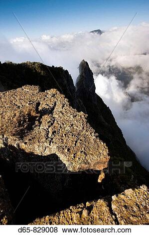 Cirque view from Piton Maido Peak (2205 m. ), Ma? do, Cirque de Mafate, Reunion island, France View Large Photo Image Stock Photo - Cirque view from Piton Maido Peak (2205 m. ), Ma? do, Cirque de Mafate, Reunion island, France. Fotosearch