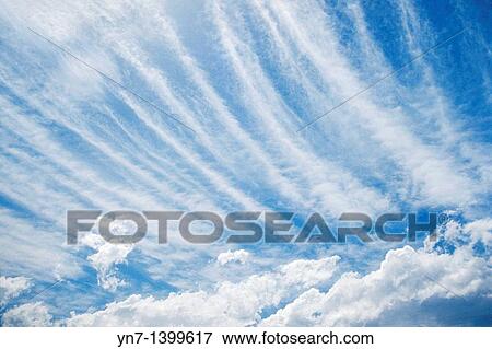 Cirrrostratus cloud formation View Large Photo Image Stock Photo - Cirrrostratus cloud formation. Fotosearch