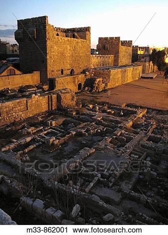 Citadel, Damascus, Syria View Large Photo Image Stock Image - Citadel, Damascus, Syria. Fotosearch