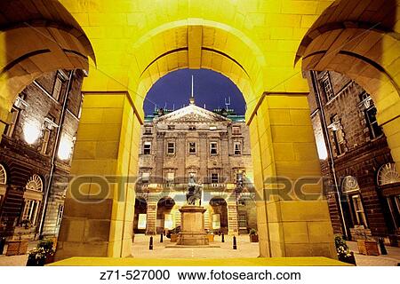 Stock Image - City Chambers. Edinburgh. Scotland. Britain. UK. Fotosearch