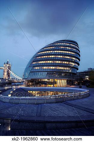 City hall at dusk View Large Photo Image Stock Image - City hall at dusk. Fotosearch