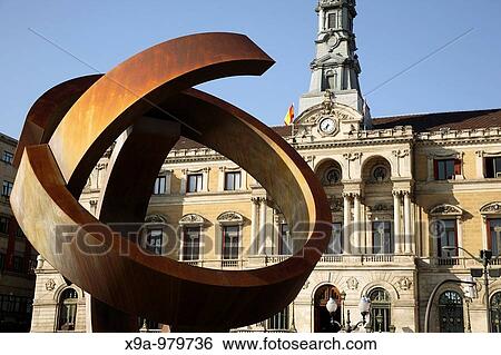 City Hall, Bilbao, Basque Country, Spain View Large Photo Image Stock Photograph - City Hall, Bilbao, Basque Country, Spain. Fotosearch