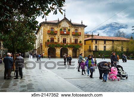 City Hall. Oate. Guipuzkoa, Spain. View Large Photo Image Stock Image - City Hall. Oate. Guipuzkoa, Spain.. Fotosearch