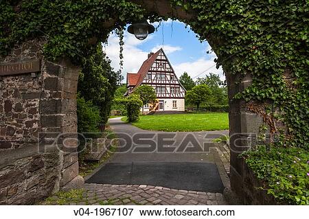 City hall of Gieselwerder, Hesse, Germany, Europe View Large Photo Image Stock Photo - City hall of Gieselwerder, Hesse, Germany, Europe. Fotosearch