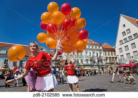 city hall square. tallin. View Large Photo Image Stock Photography - city hall square. tallin.. Fotosearch