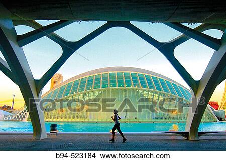 City of Arts and Sciences by S. Calatrava. Valencia, Spain View Large Photo Image Picture - City of Arts and Sciences by S. Calatrava. Valencia, Spain. Fotosearch