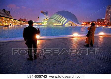 City of Arts and Sciences by S. Calatrava. Valencia, Spain View Large Photo Image Stock Image - City of Arts and Sciences by S. Calatrava. Valencia, Spain. Fotosearch